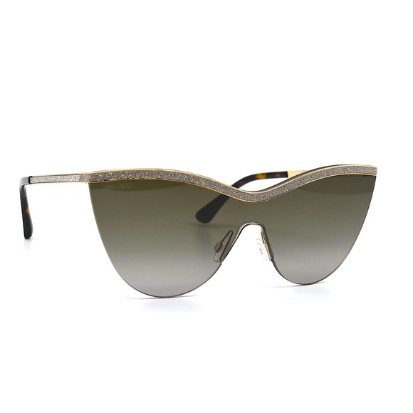 JIMMY CHOO KRISTEN/S GOLD BROWN GRADIENT WOMEN'S SUNGLASSES - Picture 4 of 14